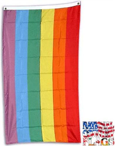 New 2x3 Gay and Lesbian Pride Flag Rainbow Flags