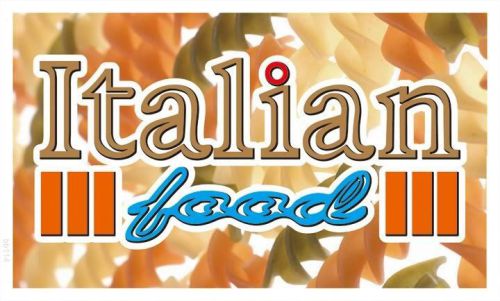 Bb114 italian food cafe banner sign for sale