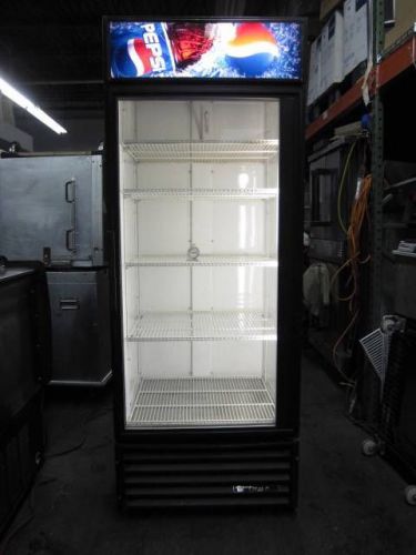 True Single Glass Swing Door Refrigerator Cooler GDM-26- Beverage,Sandwich..