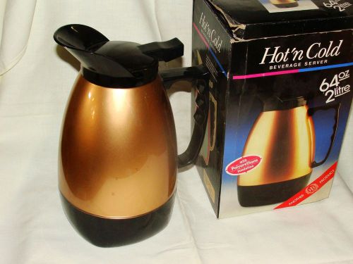 LOT OF (4) FOUR 422-64  422 / 64 Black and Gold 64 Oz. Coffee Server