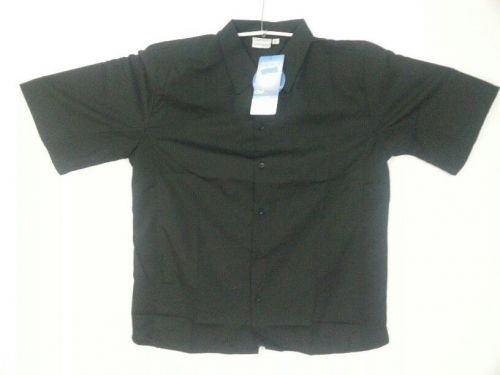 CHEF WORKS ,COOL VENT CHEF, COOK,UTILITY S/S BLACK SHIRT,XL,NWT,