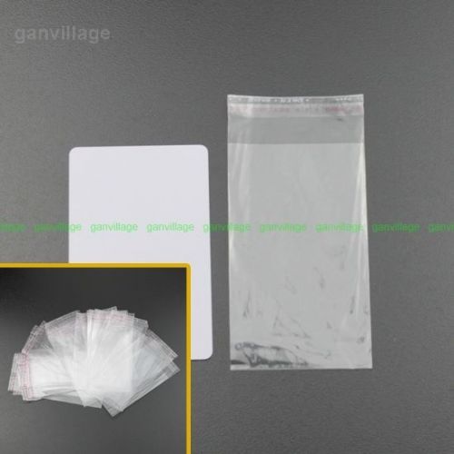 50Lot Clear Self Adhesive Seal Plastic Gems Toy Gift Retail Packing Bags 5.5x9cm