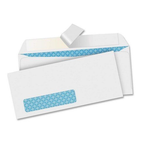Sparco security window envelopes - business - #10 [4&#034; x 9.75&#034;] - peel (spr38530) for sale