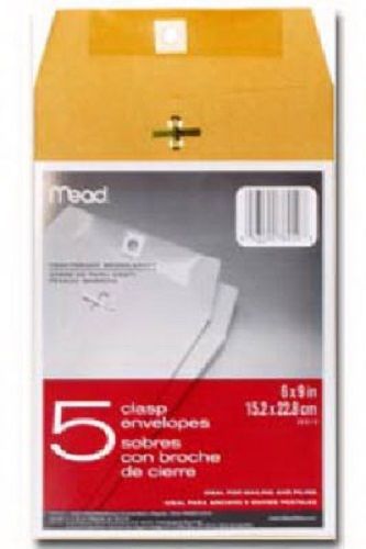 Mead 40 Pack, 6-1/2&#034; x 9-1/2&#034; Clasp Envelopes