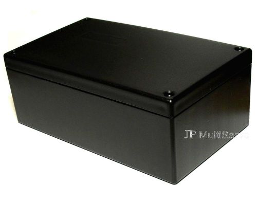 Project Box 6.25 x 3.75 x 2.4 inches Black Plastic Enclosure