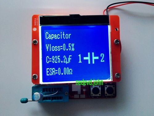 ESR Meter 12864 LCD Transistor Tester Inductance Diode Triode Capacitance meter