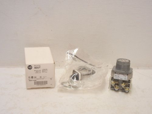 ALLEN BRADLEY 800T-H2A SER. T NEW 2 POSITION SELECTOR SWITCH 800TH2A