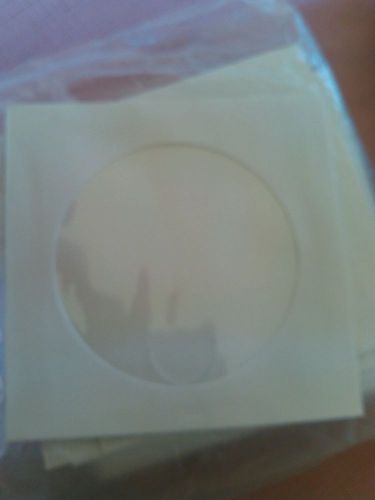 100 pcs Mini CD DVD Window Paper Bag Flap Sleeves Case Cover Envelopes DF