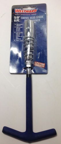 Westward Swivel Head Spark Plug Wrench 5/8&#034; 6PT #1UBF9