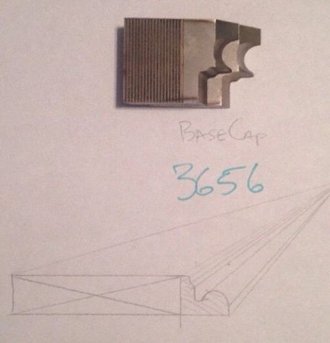 Lot 3656 Base Cap Moulding Weinig / WKW Corrugated Knives Shaper Moulder