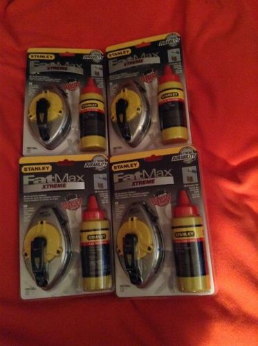 Stanley Fatmax Extreme Chalk Line Reel And Chalk Set 47-483