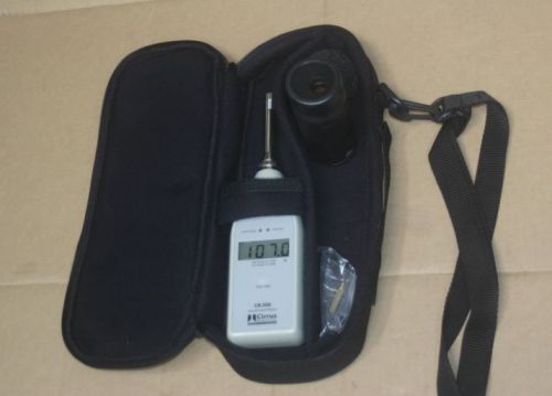 Cirrus cr:306 sound level meter+cr:514 acoustic calibrator ck measurement kit for sale