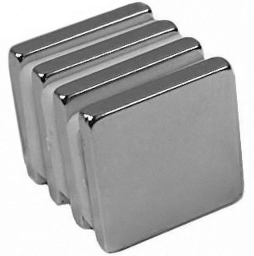 6  Neodymium Magnets 3/4 x 3/4 x 1/8 inch Block N48