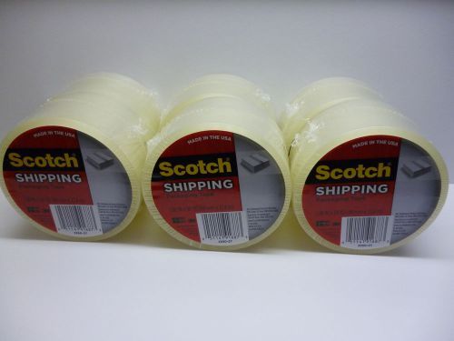 3M Scotch Shipping Packaging Tape-6 Rolls *Long Lasting (1.88in X 30yd EA)