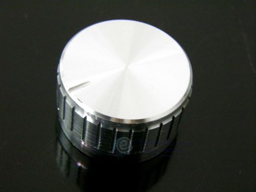 2pcs 30x17mm White Knob Cap Aluminum Alloy Potentiometer Knobs Cap New