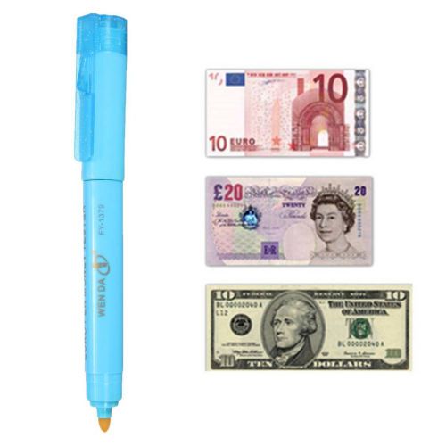 Counterfeit Bank Note Money Counter Testing Tester Detector Pen UV light