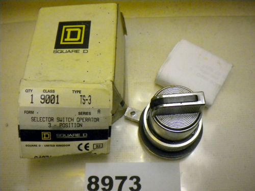 (8973) square d 3 pos selector switch 9001-ts3 for sale