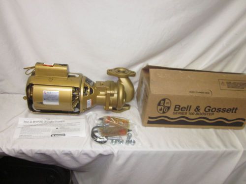 New bell &amp; gossett series 100 bronze bnfi circulator pump 106197lf hot water for sale