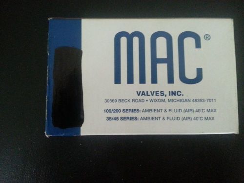 MAC VALVES 621B-11-111CA NIB