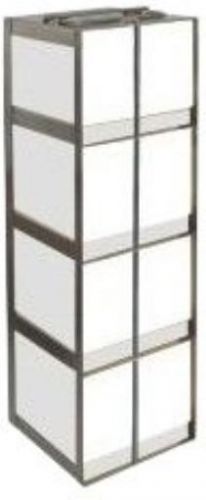 Alkali scientific cflb-4 stainless steel vertical chest freezer rack for 15ml an for sale