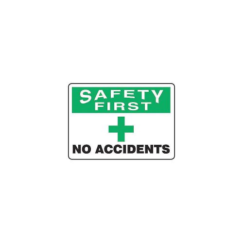Caution Sign, 7 x 10In, GRN and BK/WHT, ENG MGNF958VS