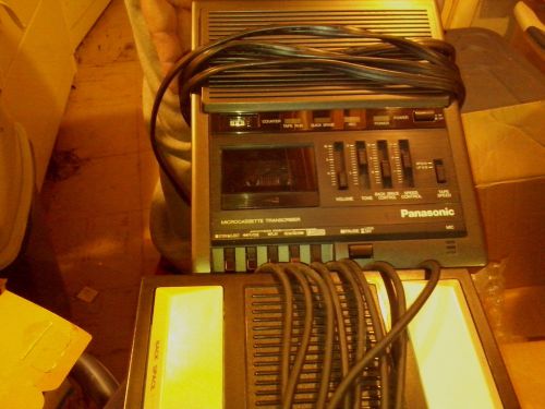 Panasonic Microcassette Transcription Machine with foot pedal