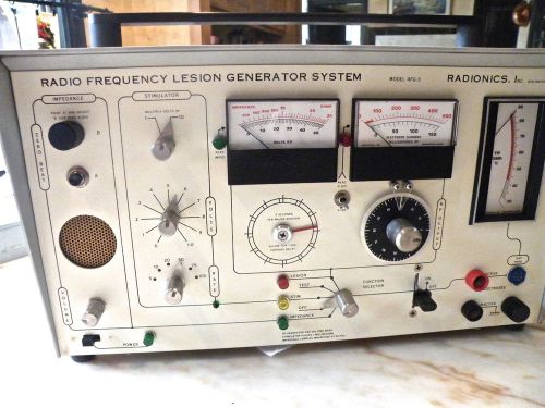 RADIONICS RFG-5 RADIO FREQUENCY LESION GENERATOR SYSTEM