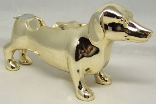 Dachshund Gold Tape Dispenser NWT