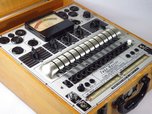 Precision mutual conductance 10-12 tube tester nice calibrated western electric for sale