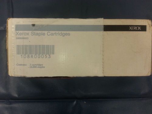 New Xerox 108R00053 Staple Cartridge, 3 Pack 15,000 Staples