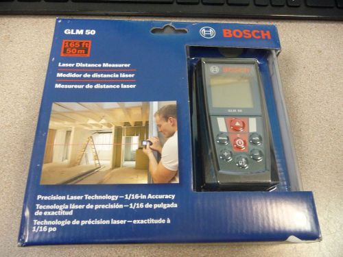 Bosch GLM50 Laser Distance Measurer 165 Ft. New