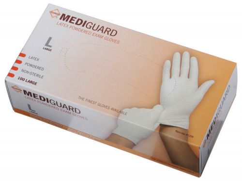 Medline MediGuard Large Powdered Latex Exam Gloves (Case of 1000)