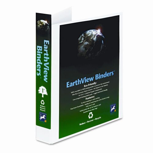 Aurora Products Earthview Round Ring Presentation Binder, 1&#034; Capacity