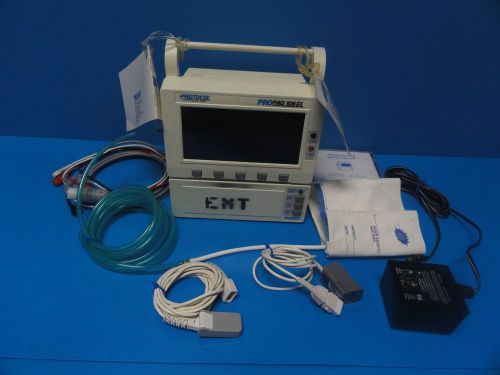 Protocol propaq encore 106 el patient monitor w/ bp hose spo2 &amp; ekg cable manual for sale