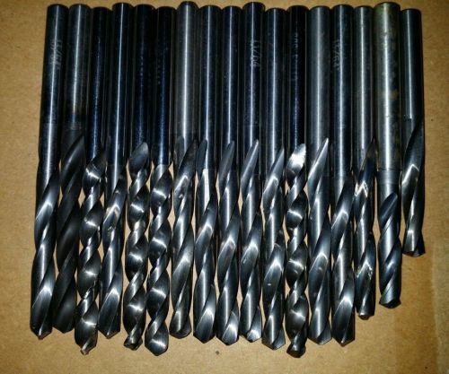 Set of 17 Solid Carbide Drill Bits