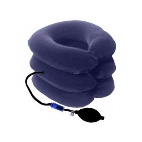 Cervical Neck Traction Collar Portable Inflatable Device Headache Arm Pain Relie