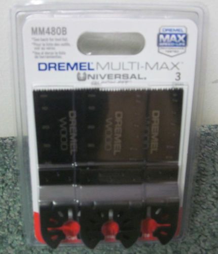 Dremel Multi Max Blades MM480B 3 Pk  New/Sealed