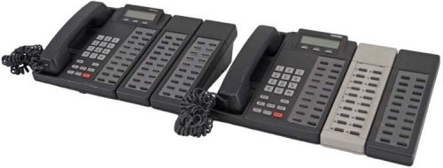 Lot 2 Toshiba DKT2020-SD 20-Button Office/Business Telephone w/4x Add-On Modules