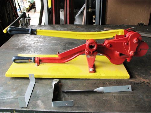 Roper whitney #8 bohn combi punch bender brake twister shear 4 in 1 strapmaster for sale