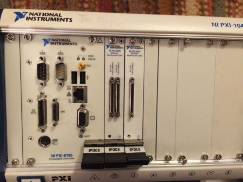 National Instruments NI PXI-1042Q PXI-8186 Labview 2009 2010 Mainframe Chassis