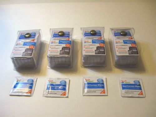 96 Count Individually Wrapped Tech &amp; Clean Touchscreen Pre-Moistened Wipes