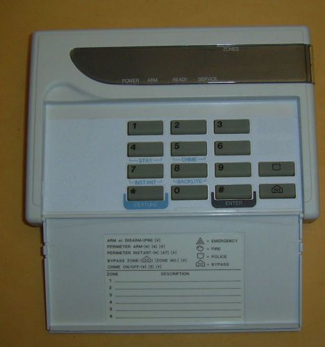 236LED SECURITY SYSTEM 6 ZONES KEYPAD ARMING STATION by C&amp;K SYSTEMS(Honeywell)