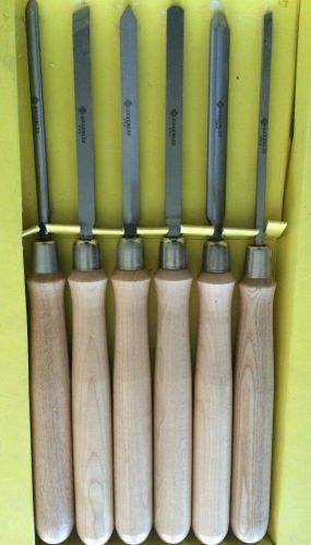 Complete Set of Woodworking Turning Tools by Greenlee in Box