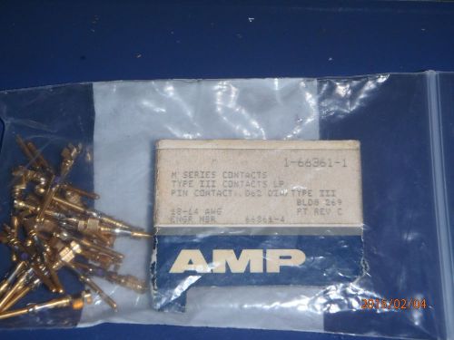 AMP 1-66361-1 TE Connectivity Male Socket 14-18AWG Type III M Series   LOT OF 20