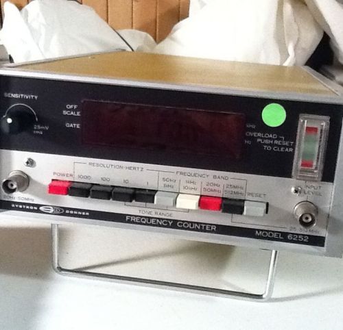 Systron Donner Frequency Counter Model 6252
