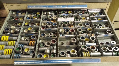 Tooling Cabinet: 6 Drawers Full of Thin Turret Punch Tooling