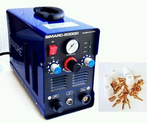 Simadre ct5000d 110v/220v 50amp dc inverter plasma cutter &amp; 30 cons for sale