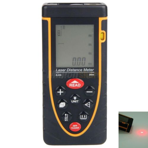 BENETECH RZ80 80M Handheld Laser Distance Meter Tester Range Finder Measure