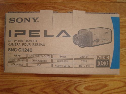 SONY IPELA Network Camera SNC-CH240