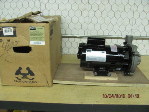 Dayton 2ZXK4 Stainless Steel Centrifugal Pump, 1/2 HP, Volt 115/230